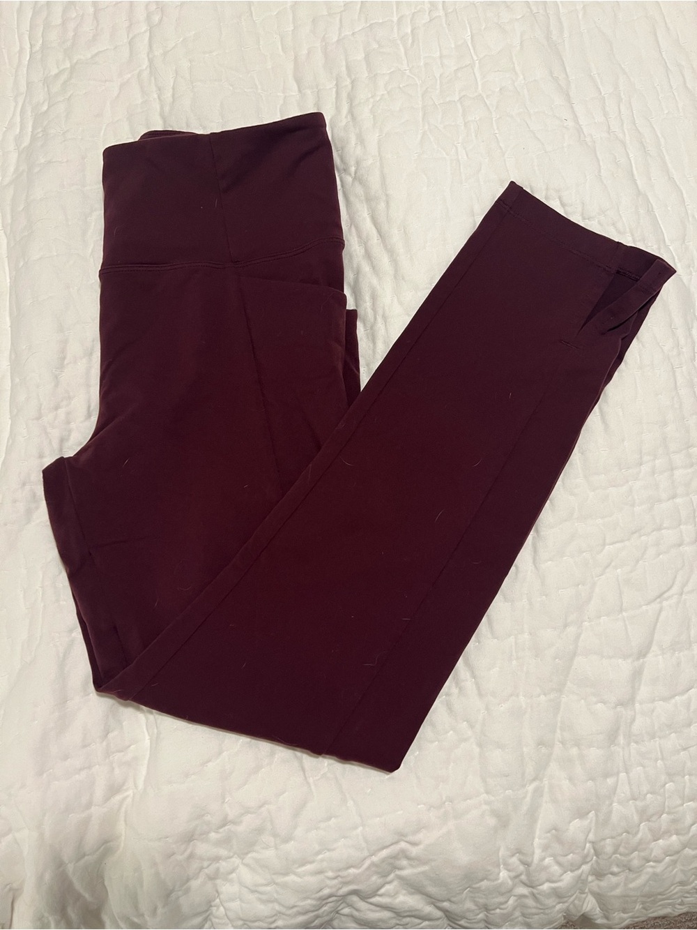 Athleta Mercer Tight Burgundy